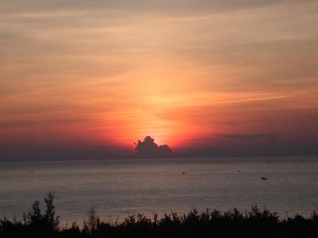 Wolkenreiter im Sonnenaufgang