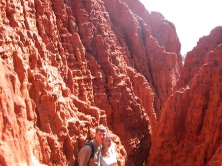 Im "roten Sandgebirge"