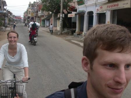 Unterwegs in Hue mit dem Fahrrad