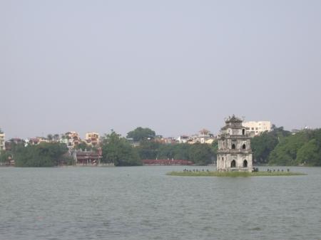 Hoan-Kiem See mit Inselpagode