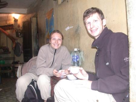 Gleich morgens ins Cafe Giang