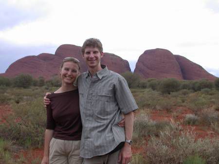 im Roten Center von Australien
