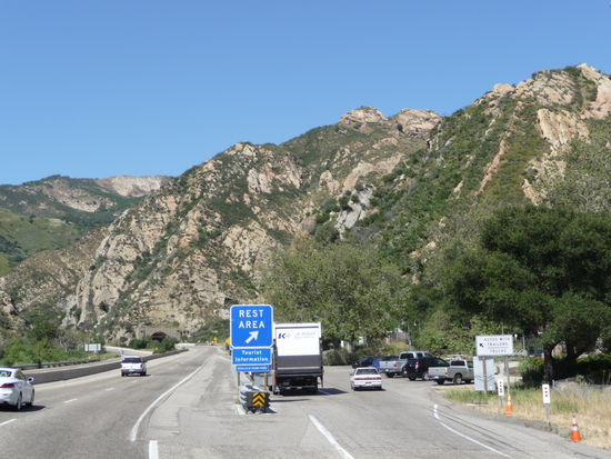 Straße in Richtung San Louise