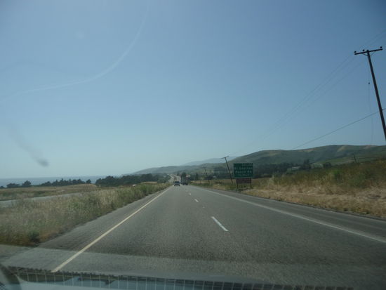 Straße in Richtung San Louise