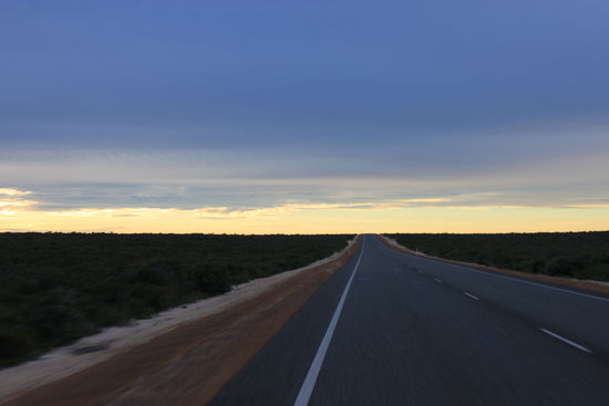endlos lange Straßen