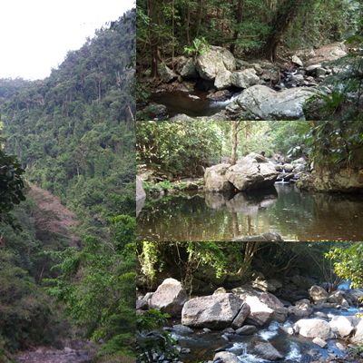 Stoney Creek und Crystal Cascades