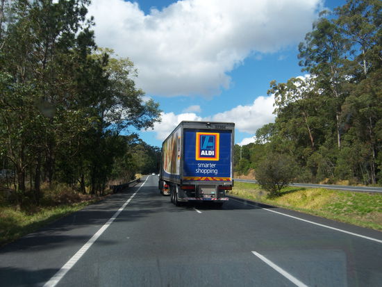 die erste Bestätigung dafür, dass es Aldi auch in Australien gibt