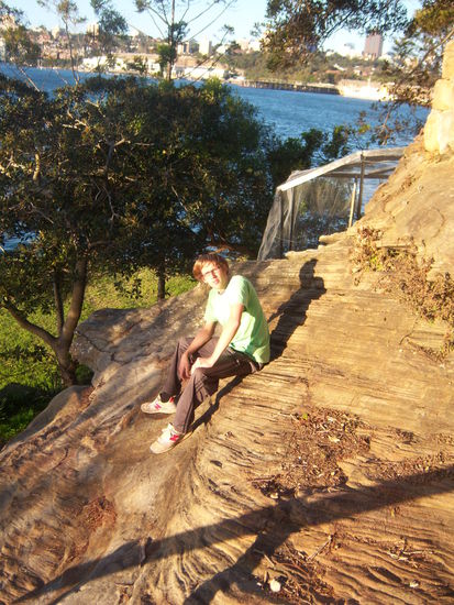 Markus genießt die Sonne