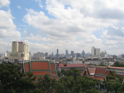 blick ueber bangkok