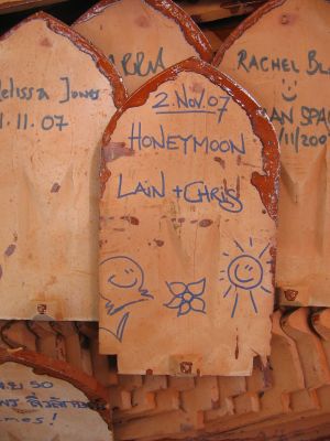 unser Ziegel fuer den Tempel