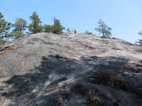 aber dann kam noch dieser Felsen