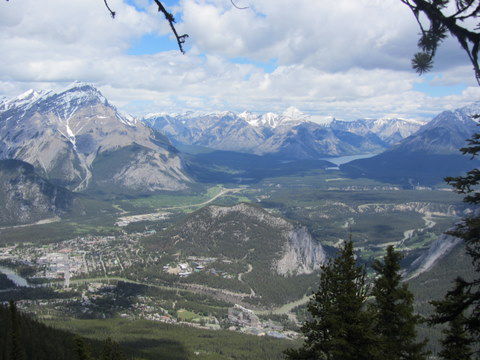 Banff, von oben