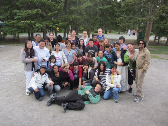 unser Team, ein paar mussten leider arbeiten