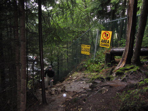 Mmh, Area doch closed? Egal, wir sind trotzdem hoch!