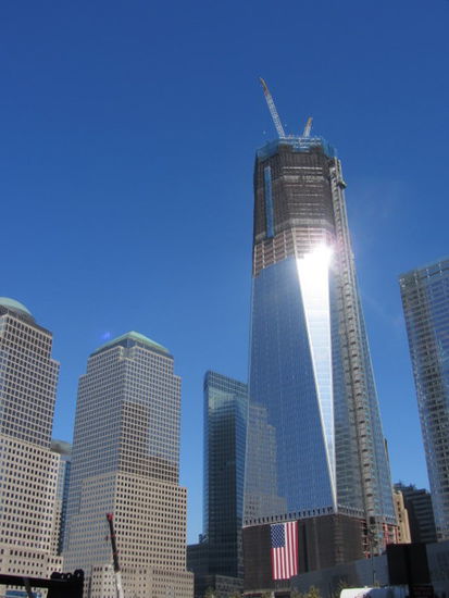 Bau eines neuen Turms am Ground Zero