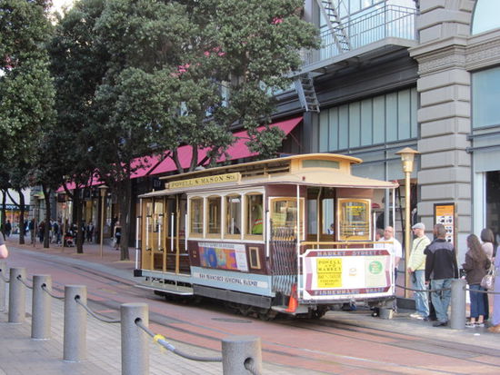 Cable Car, wären wir auch gerne mal mit gefahren, aber nicht für 6 Dollar
