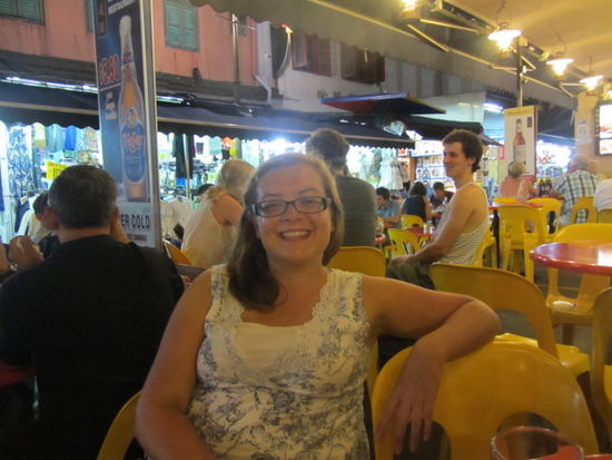mit Carina beim essen