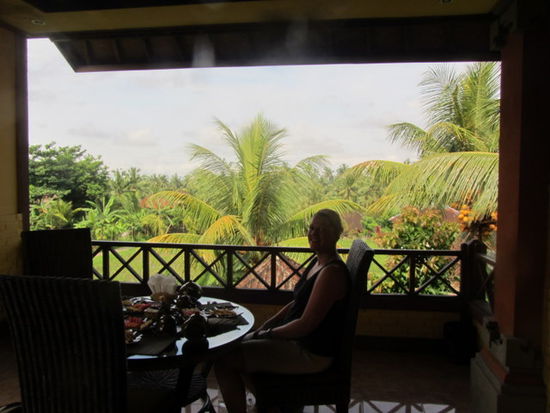 Ausblick von unserer Terrasse