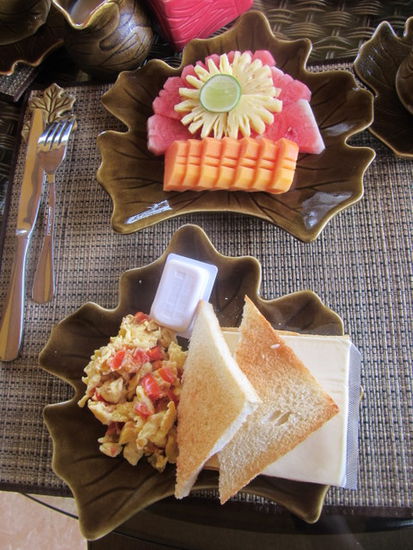 mein Frühstück im Hotel. mmmhh.. !
