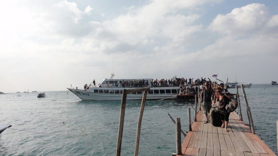 ziemlich voll war das Boot