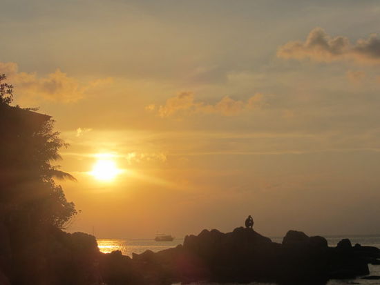 jeden Abend kann man hier tolle Sonnenuntergänge sehen