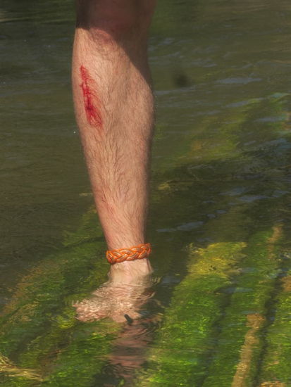 dank an Marco, der unter Einsatz seines Lebens den hinteren Teil des Flosses gesteuert hat...