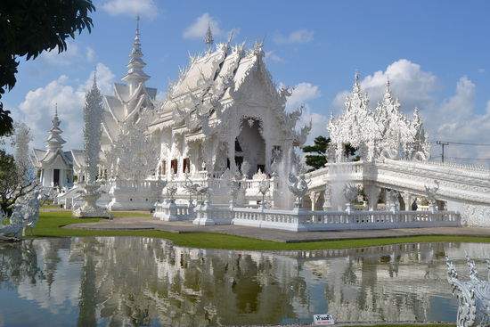 Ein Tempel in Nordthailand. Wie im Märchen