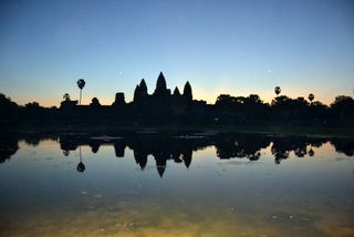 Angkor Wat bei Sonnenaufgang ...