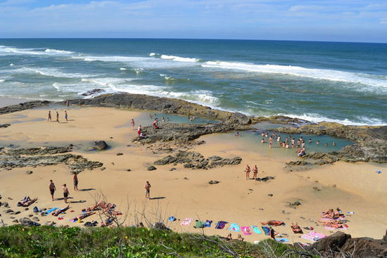 Champagne Pools ... war aber leider nur Wasser drin ;-(