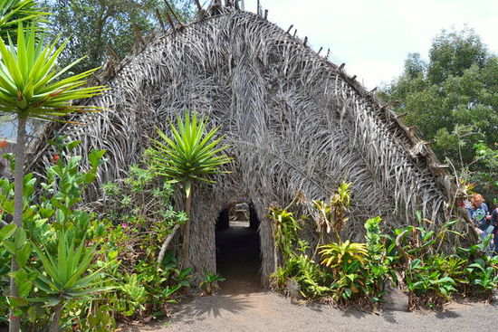 Traditionelles Haus der Indios