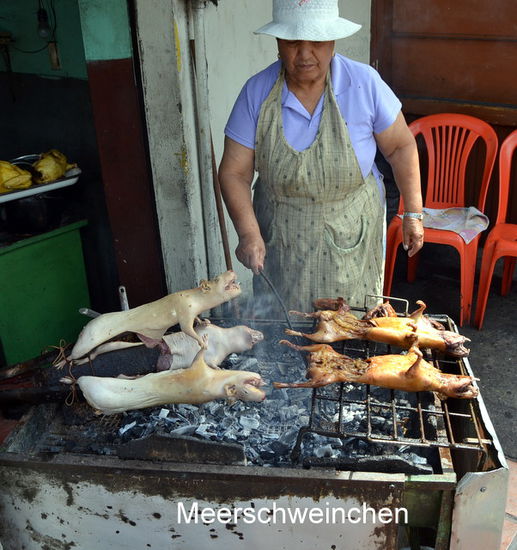 und gebratene Meerschweinchen (grrr)