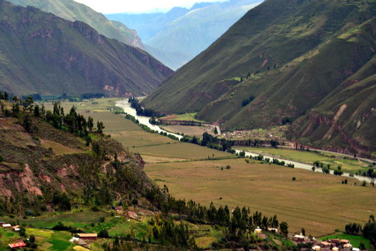 Das heilige Tal der Incas mit seinen archiologischen Stätten.