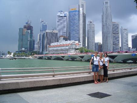Skyline von Singapur - ein fantastisches Weekend mit bezaubernden Ladies...