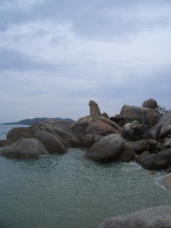 Eine der herausragenden "Sehenswürdigkeiten" der Insel Ko Samui, auch bekannt als grandfather Felsen... Alles andere bleibt der Fantasie überlassen