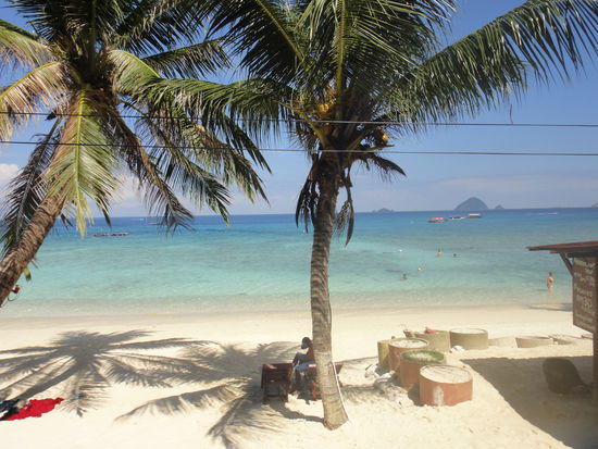 Der Blick aus unserem Zimmer......