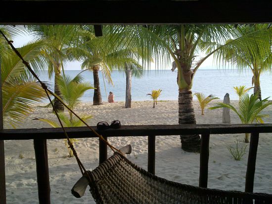 Unser "Privatstrand" - zumindest waren wir hier meist alleine.