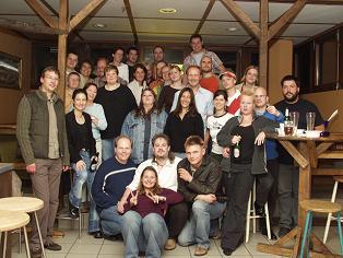 Bei Anpassung der Größe hat das Bild ein wenig ein Schönheit verloren, aber der Wille ist schließlich das was zählt...ein paar meiner Partygäste!