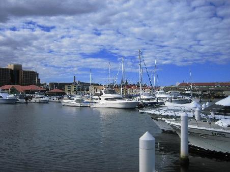 Hafen in Hobart.