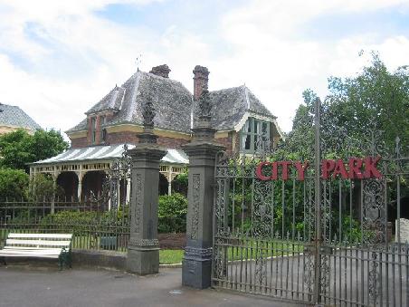 Der Park in Launceston.