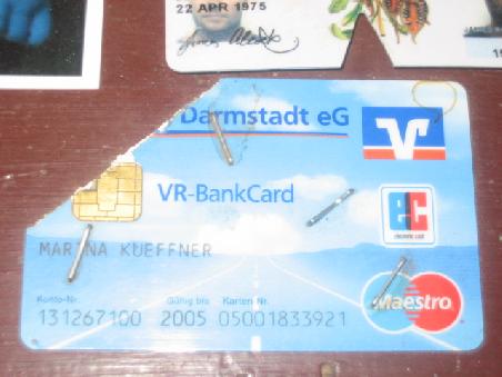 Und Leute die bei der Darmstaedter Bank sind waren auch schon da...