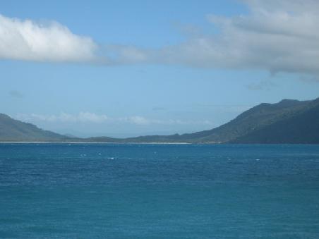 Aussicht von Fitzroy aufs Festland.