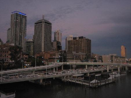 Brisbane by night.