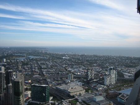 Ausblick auf Meer, Albert Park, St. Kilda.