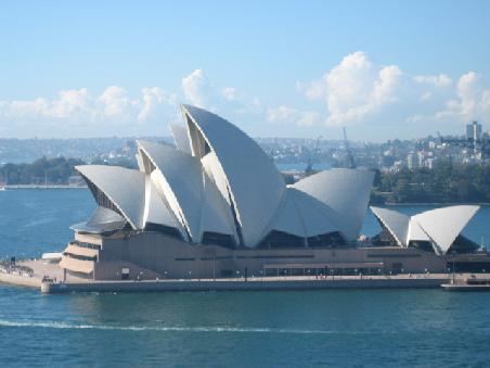Von der Habour Bridge aus.