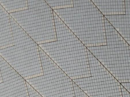 Detailaufnahme vom Dach.