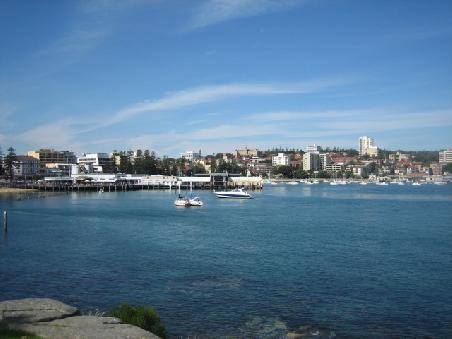 Blick auf Manly.