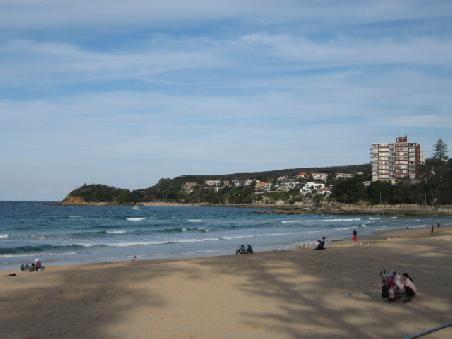 Strand auf der anderen Seite der Inselzunge.