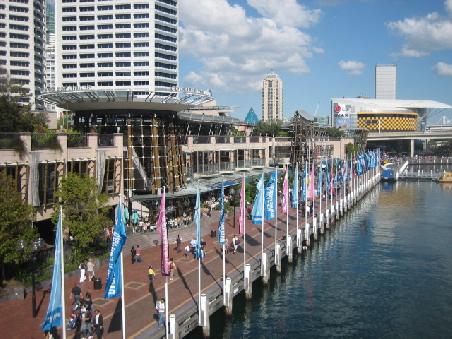 Cockle Bay Wharf.