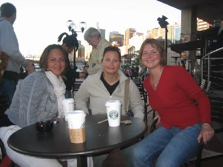 Chloe, ich und Charlotte.