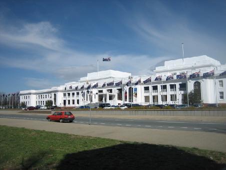 Altes Parlament, Frontansicht.